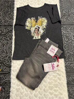 Justice Gray Girls' Jeggings - Soft Stretch Denim Look